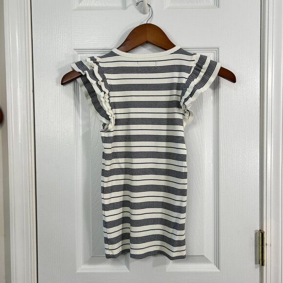 J. Crew Vintage rib ruffle boatneck tank top - Picture 3 of 4